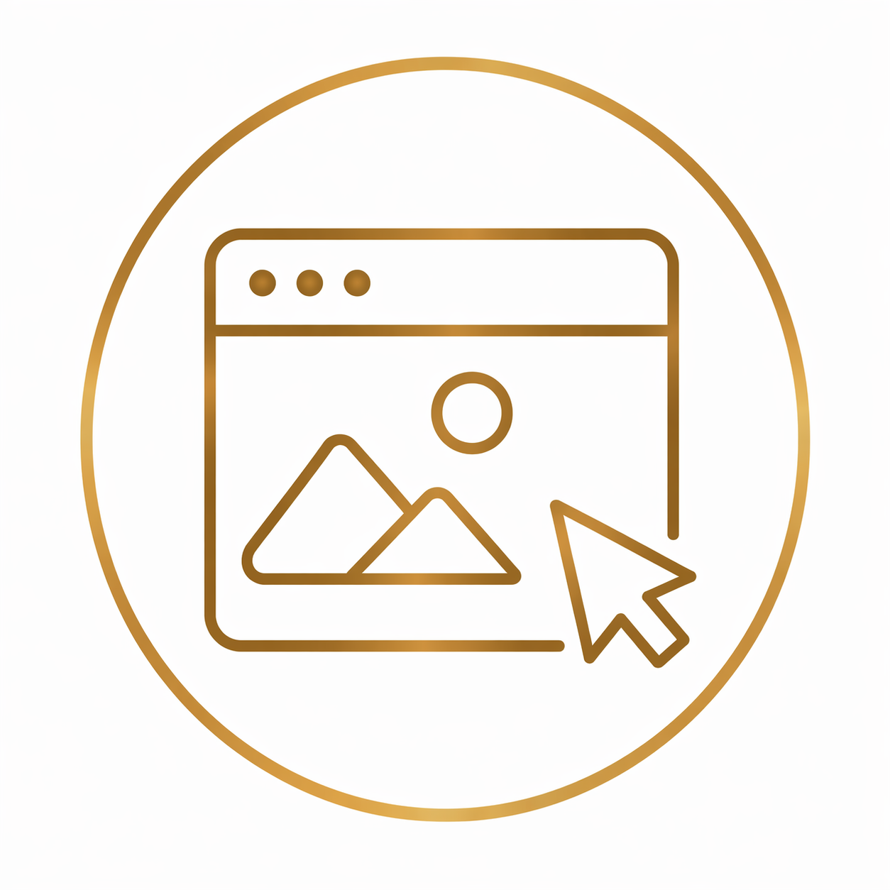 Website conversion icon